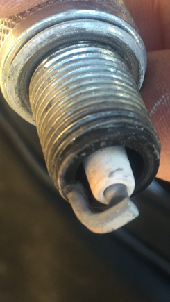This is a better pic. I tried carb cleaner on the intake while idling, it did not rev. 