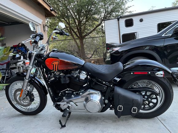 I have the renegade solo for my 2021 Standard. It’s grippy, firm looks good. I no longer feel like I’m gonna slide off the rear when I get on the throttle and no more pain from kushy factory seat.
