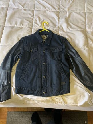 Denim and leather hybrid