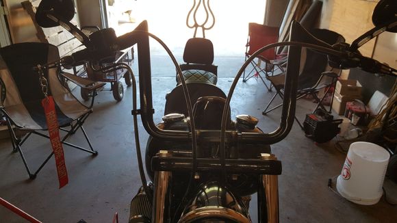 Brake / Clutch hoses lined up