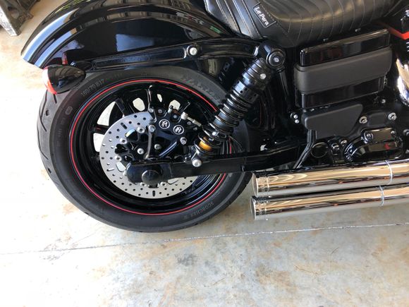 New rear caliper and rotor.