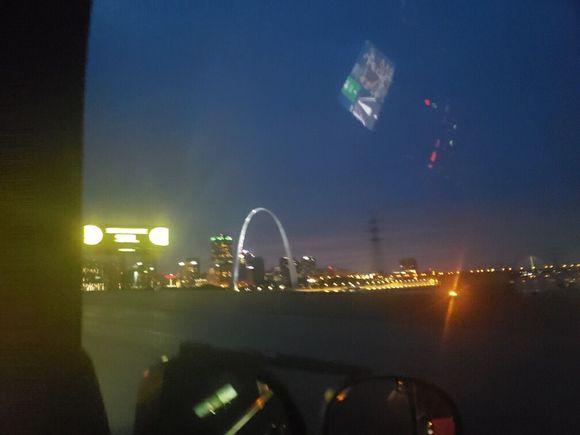 The Arch late at night 