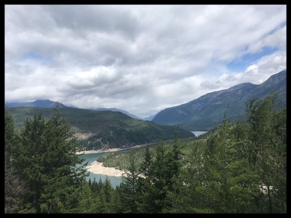 ... looking North from a pull out... That’s Canada in the distance. 