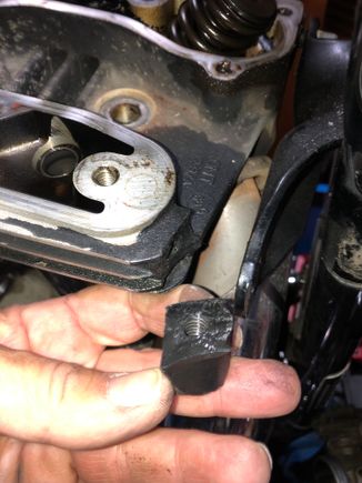 Broken motor mount lug