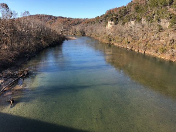 Lots of clean clear rivers like this in the Missouri ozarks.  