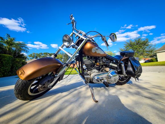 My 77 FXE I have been redoing. I inherited from my dad this last year after he past away. 