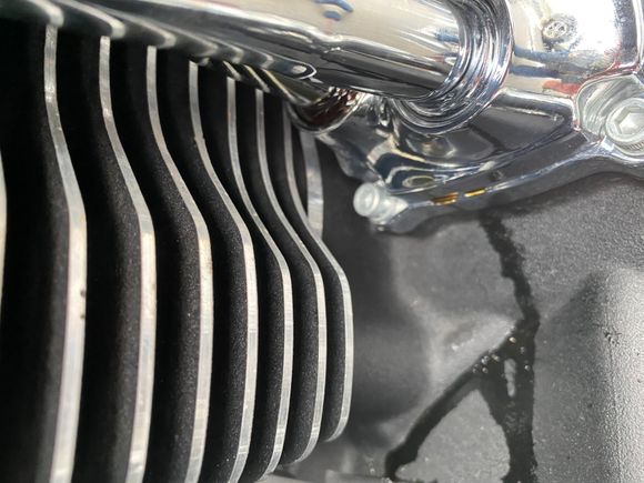 oil on the push rod.  On one 