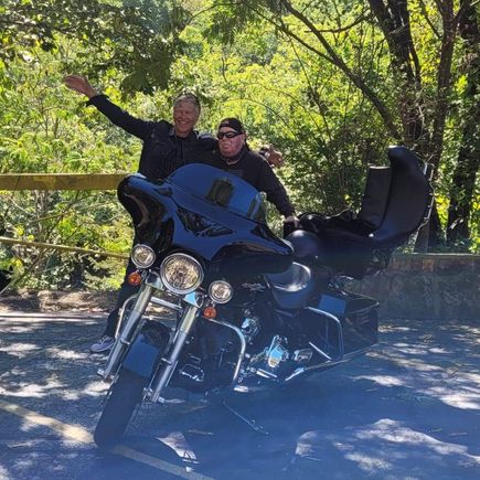 Paul and I at the Bridal Cave parking lot.