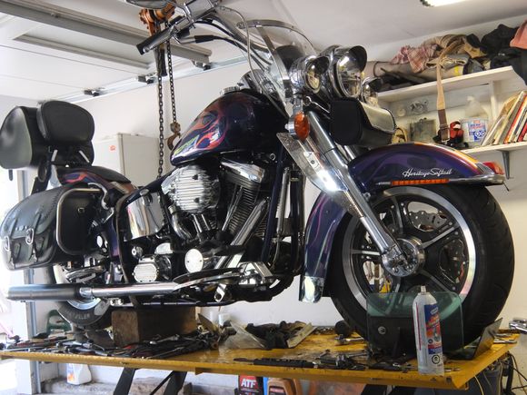 Waiting for a 1/4" spacer for the rear wheel hten time for the road test.
