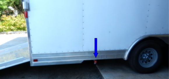 Motorcycle secure bar for chain & your front wheel.