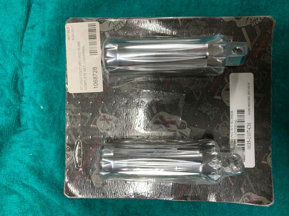 Xtreme Machine passenger pegs - new $50
