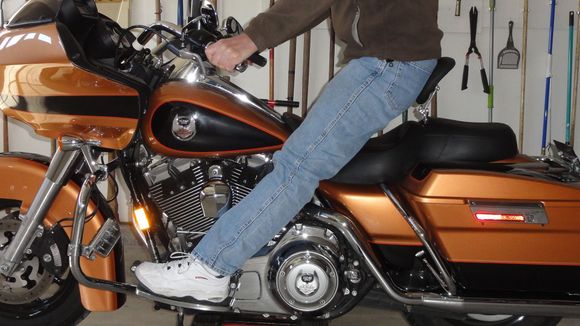 floorboards using the backrest-not the effect I want