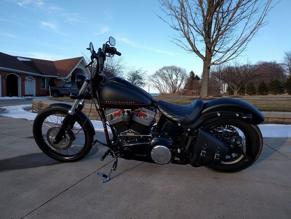 Tomorrow finally looks like a good day to put some miles on now that the salt is gone from the roads.  That derby cover will be black in about 2 hours.