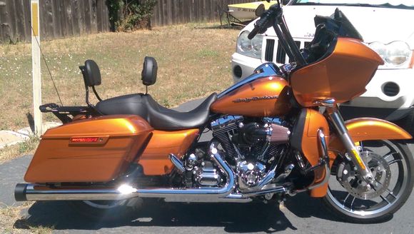 2015 Road Glide Special, 14" apes, stage 2 amp and speakers, lowers, sissy bar, luggage rack, stage 1 intake with Bassani mufflers