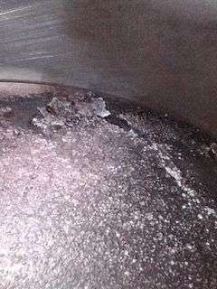 Front Piston Carbon Flaking