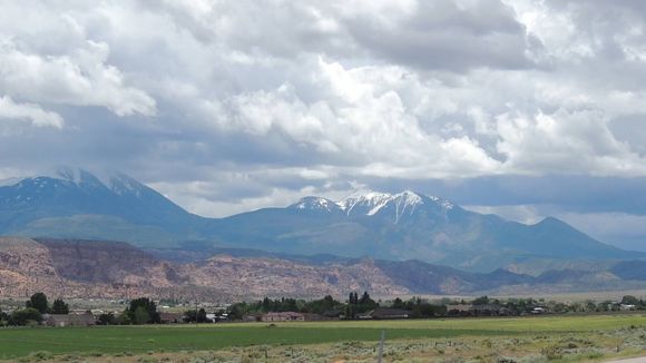 The La Sal mountains. Just pure beauty.