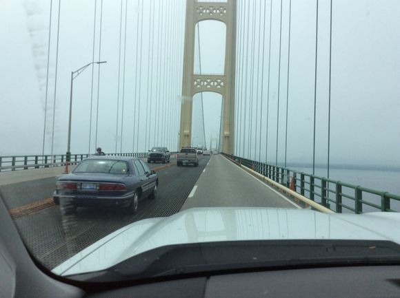 Crossing the Mighty Mac.