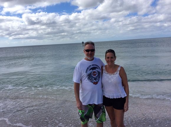 Trish and I last month in FL.