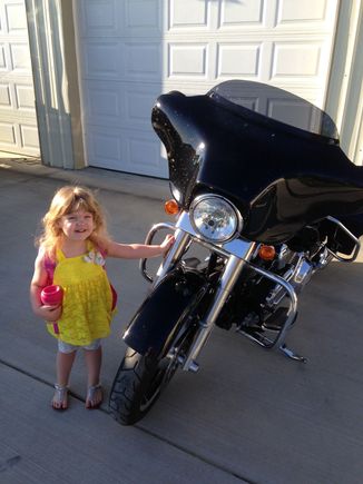 "Daddy, can I go for a ride?"