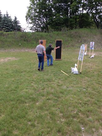 Matt in action 
Just another day at the range