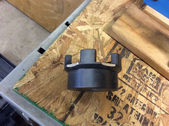 I was going to cut some slots but decided to just grind some flats.