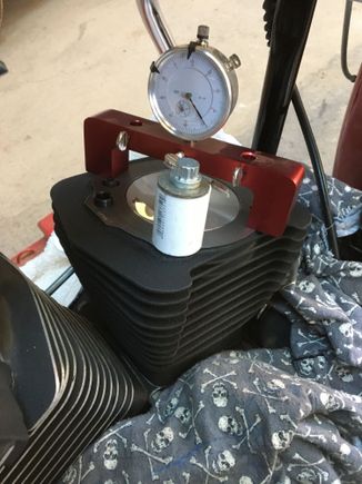 Ended up with 160 PSI when assembled, bit shy of the 165 l anticipated with .030 H/gasket.