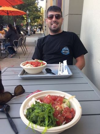 Poke bowl!!!!! This took me back to my Hawaii days and Friday night dinners. While on the island