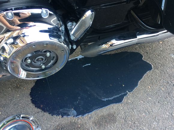 This is what over flowed one morning.