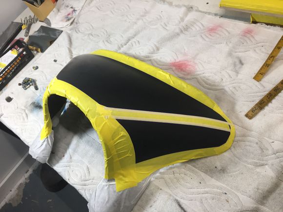 prepping fairing for paint