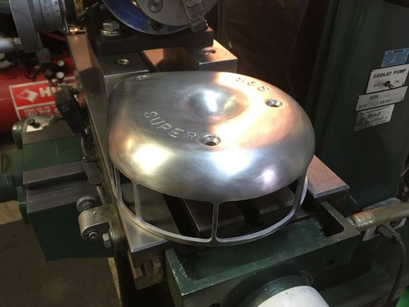 Sanded and glass beaded