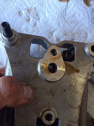 drill these holes out to 1/8