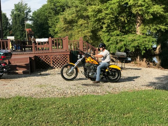 Me at Reelfoot heading out for a ride.