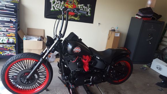 Well go figure, I get it back together and the quick disconnect was leaking so I couldn't test ride it.