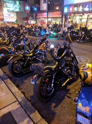 Every Wednesday night, 6 to 10 pm Bike Night on Famous Beale Street Memphis, Tn 😎