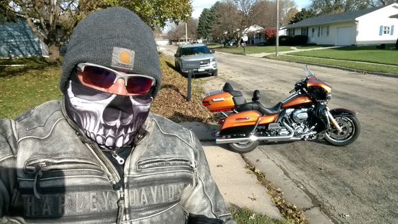 Yep, the dreaded skull mask.
