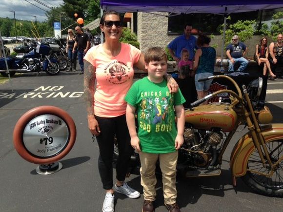 Jody with my Grandson last year