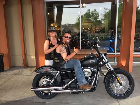Outside Paradise Harley