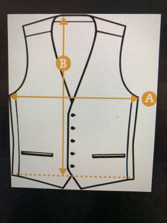 A = 26 inches  B = 28 inches in front and 27" in back