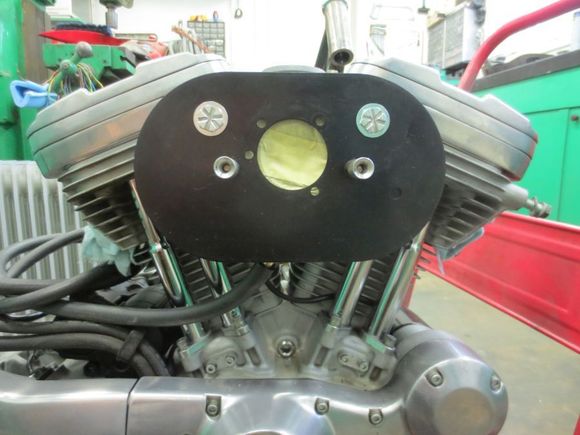 An example on a carb engine, backplate rock solid as before. otherwise this would also cause a problem.