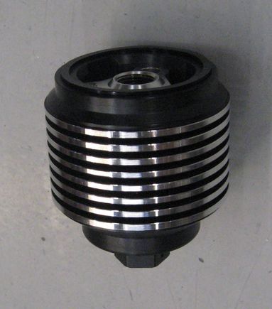 High capacity oil filter canister.