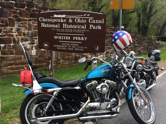 A better view of the sign, this trip was also the 1st long ride with the new "stage 1". 