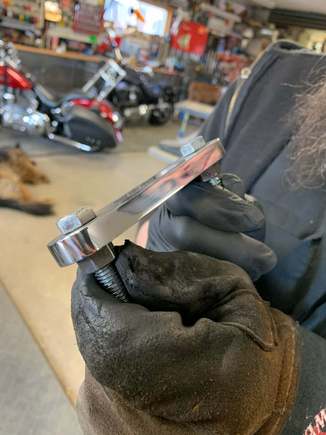 Milled and polished aluminum spacer.