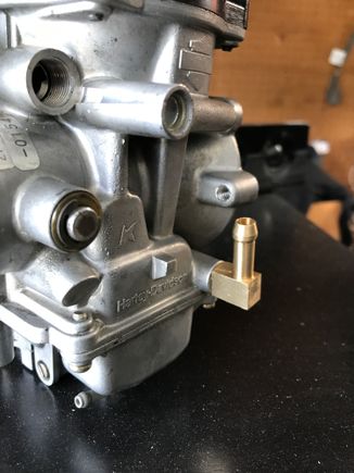 New elbow pressed into place