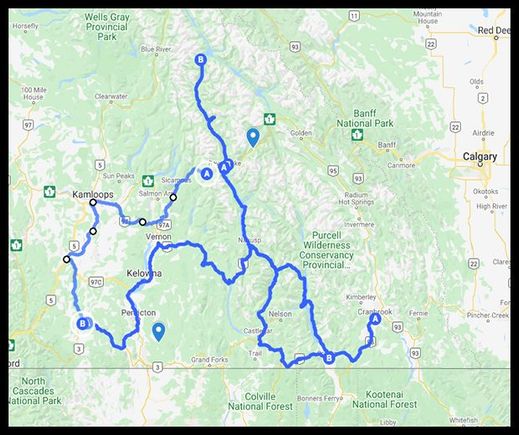 if you cant ride the roads you want... find other ones...