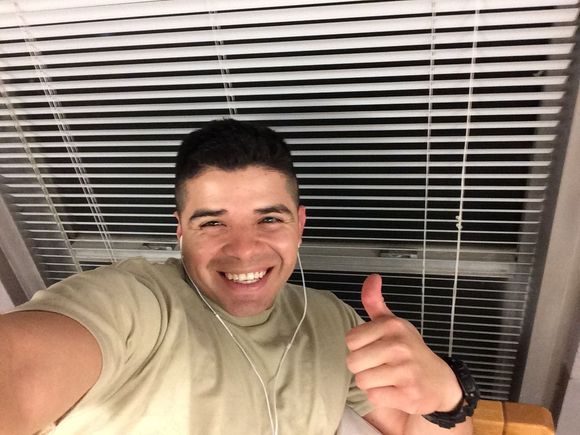 Myself in the barracks, 2014