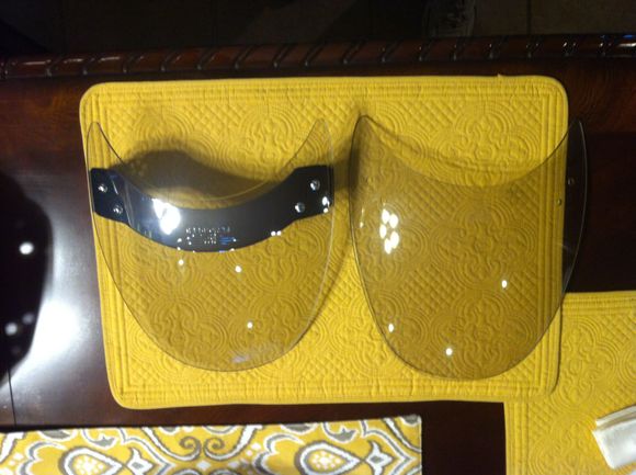 National Cycle Fly Screen w/ extra screen. (Does not have fork mounting clamps)