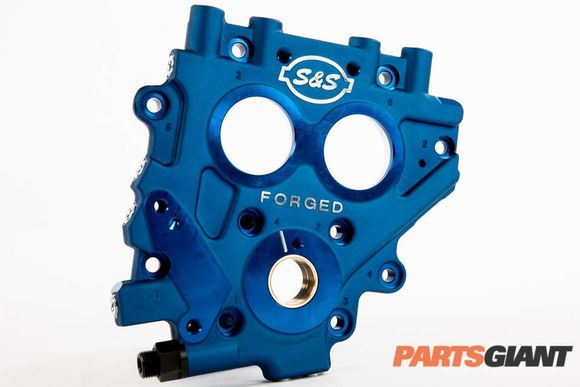 S&S cam plate is precision machined for a perfect fit.