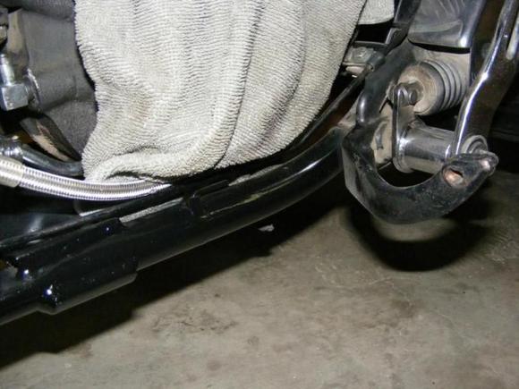 frame bracket gone