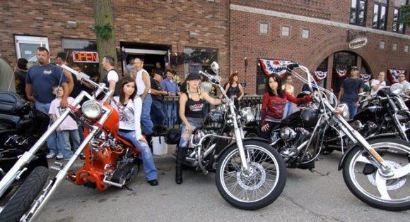 On A Steel Horse She Rides