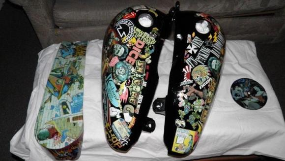 clear coated the tank